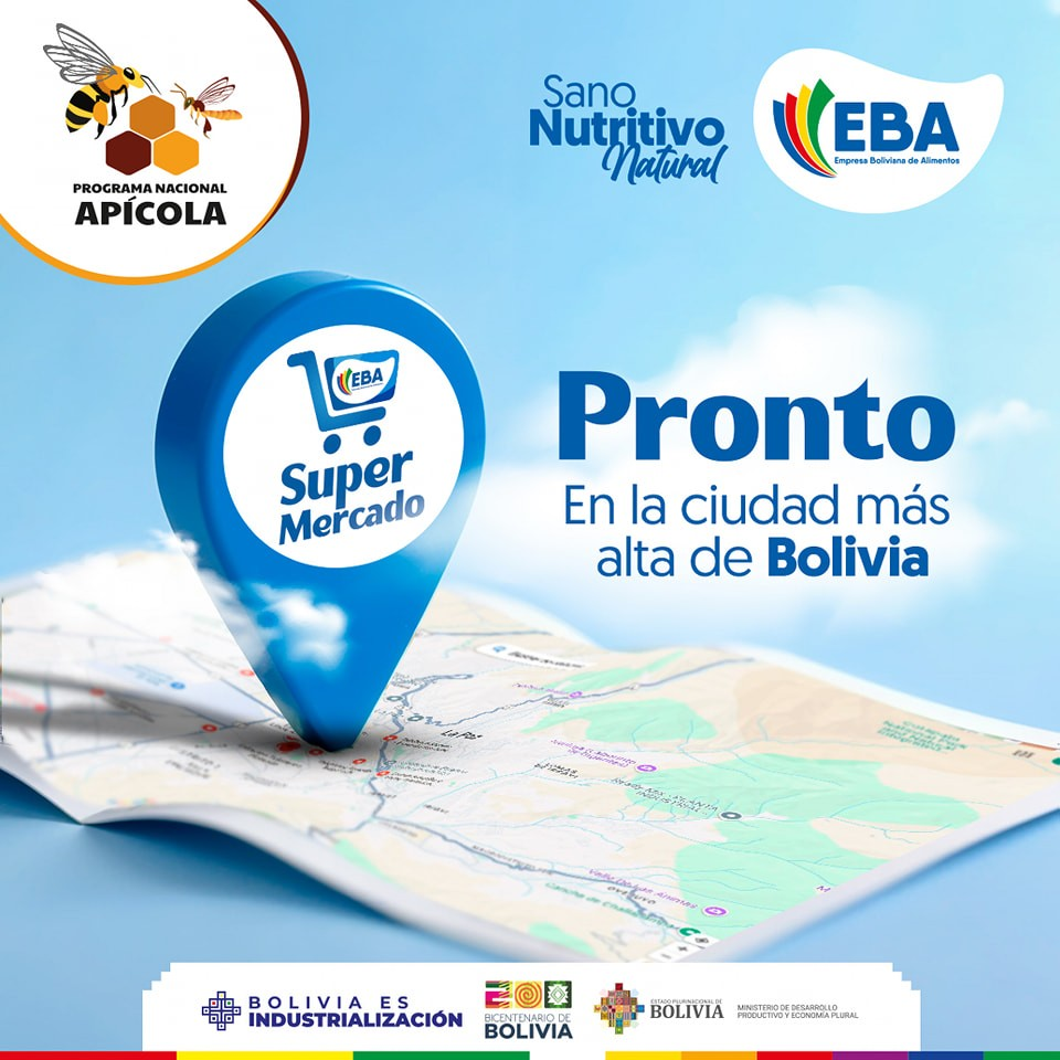 EBA anuncia un nuevo supermercado en Ciudad Satélite de El Alto