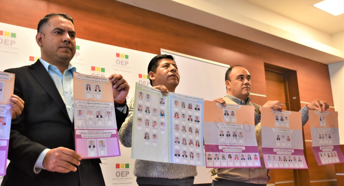 De 139 candidatos, 122 llegan a la renta final de las elecciones judiciales