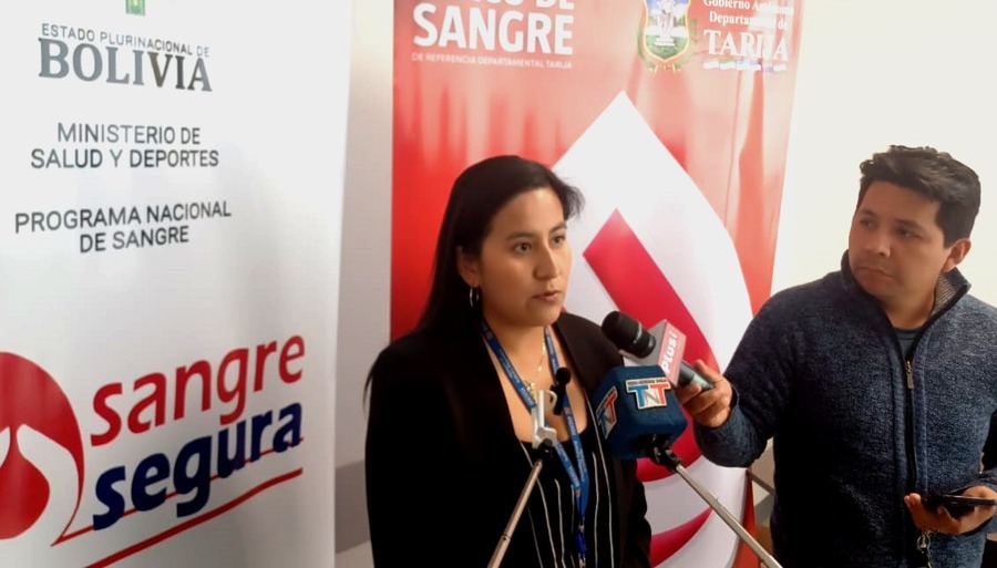 Bolivia registra 91.443 donantes de sangre, el 50% son voluntarios
