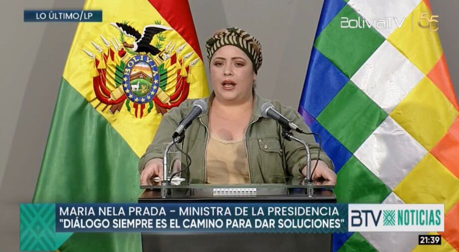 Gobierno convoca a Evo Morales a dialogar este lunes y a suspender el bloqueo de caminos