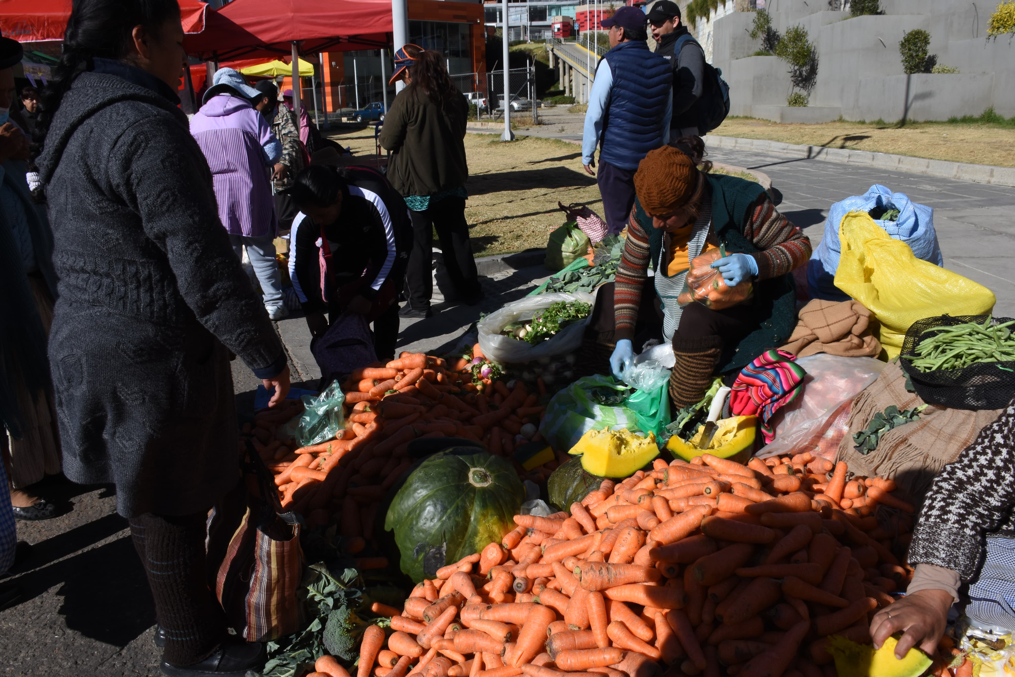 Más de 40 ferias “Del campo a la olla” comercializaron 579,1 toneladas de alimentos por Bs 3,1 millones