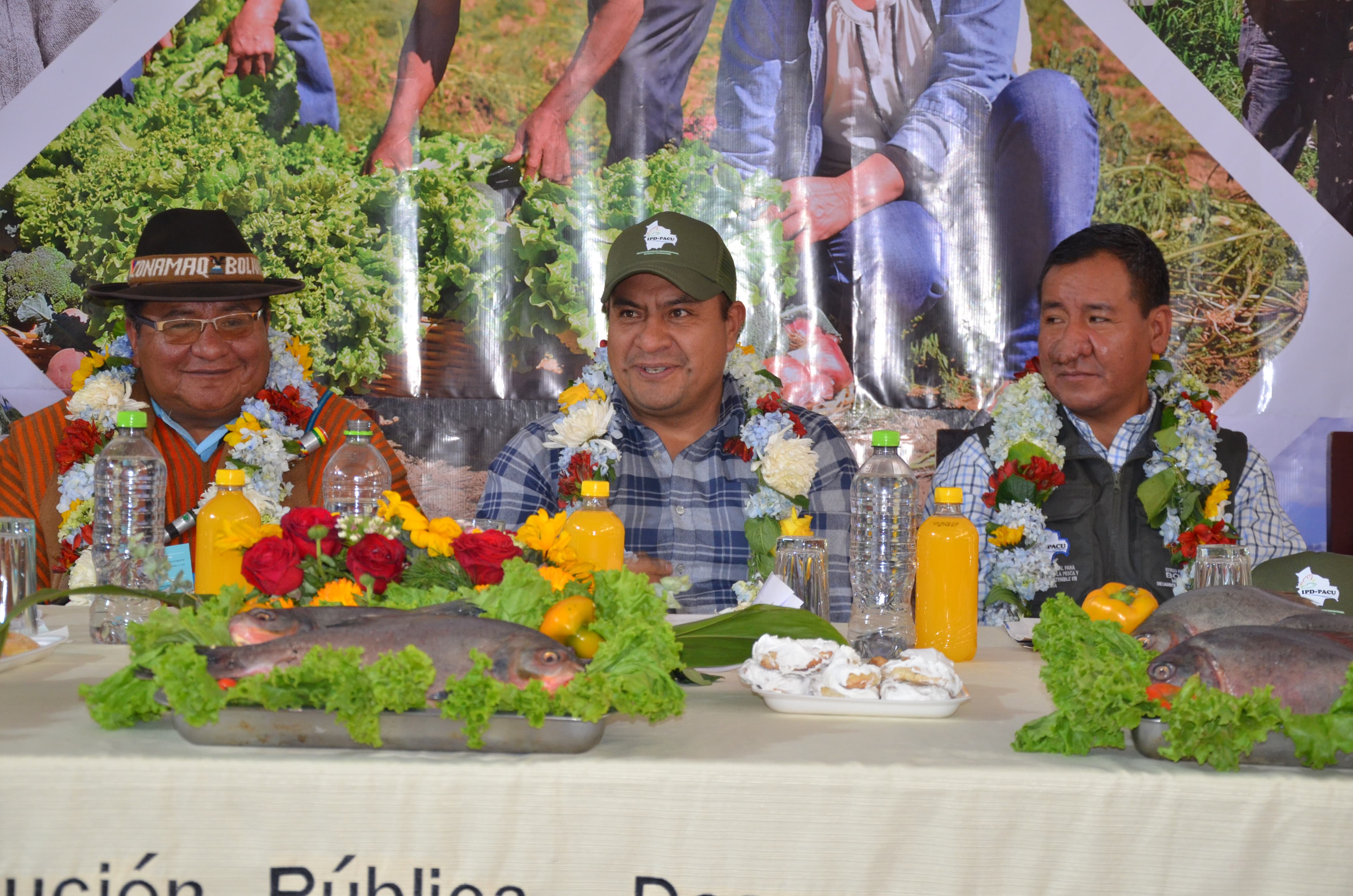 Invertirán más de Bs 9,5 millones en producción de peces y acuicultura en 7 departamentos