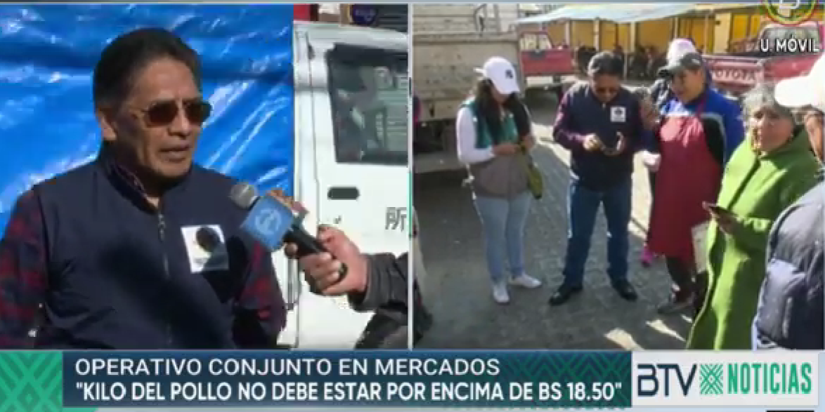 Ejecutan operativos de control masivo de precios y lucha contra el agio en mercados de La Paz y El Alto