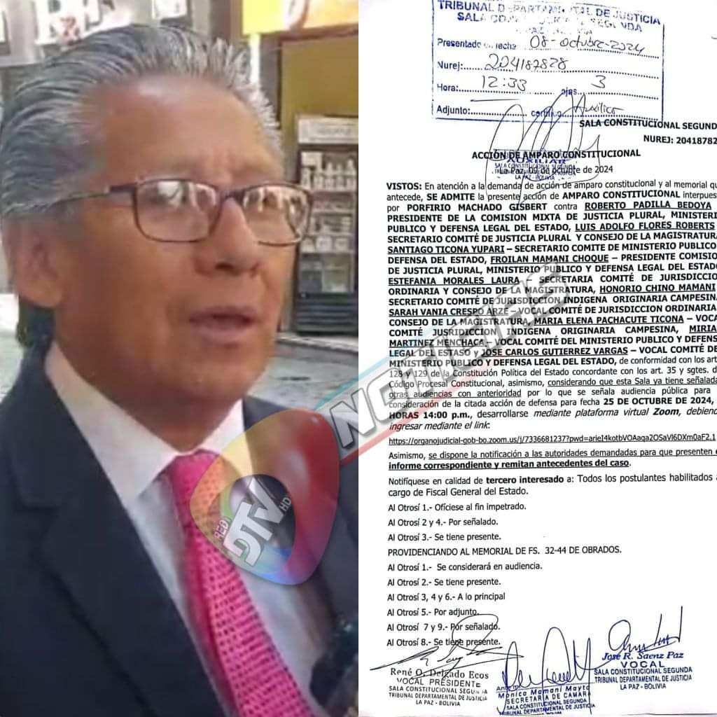 Sala Constitucional rechaza recurso de expostulante y garantiza elección del Fiscal General del Estado