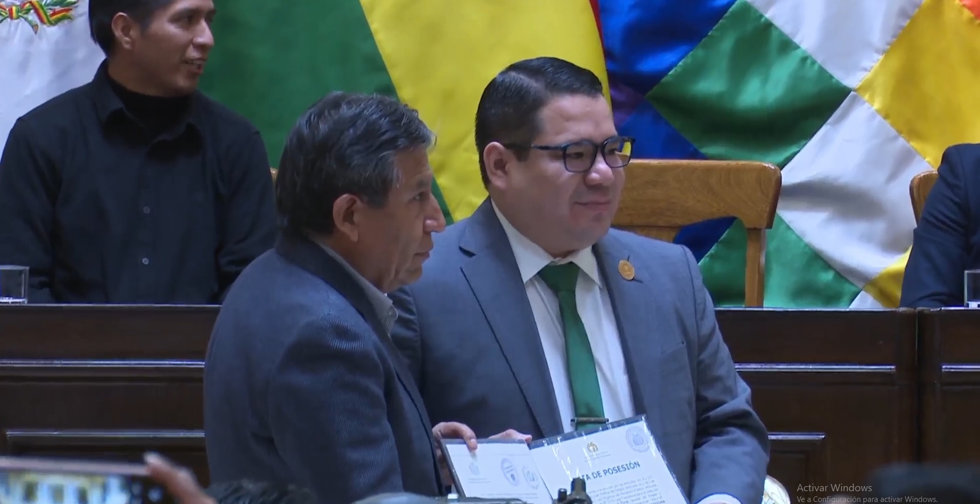 Choquehuanca urge al nuevo fiscal General Roger Mariaca reponer el equilibrio en la justicia