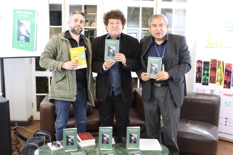 Agustín Calderoni presenta “Hotel Pelícano” con un relato sobre La Paz y El Papirri