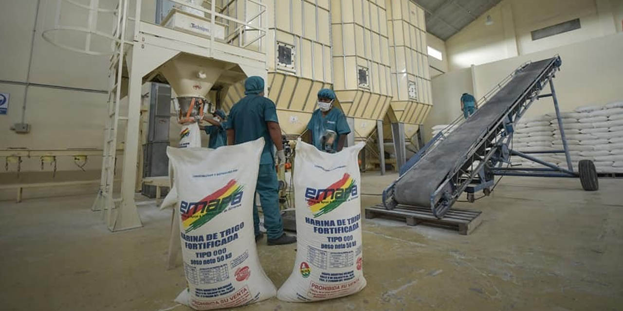 Emapa reitera que panificadores tienen garantizada la entrega de 2,4 millones de qq de harina hasta diciembre