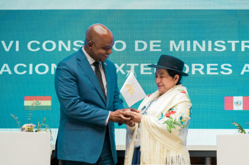 Bolivia destaca avances en la integración andina en entrega de la Presidencia Pro Tempore a Colombia