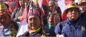 Campesinos potosinos inician vigilia en La Paz para exigir al Legislativo aprobar créditos externos