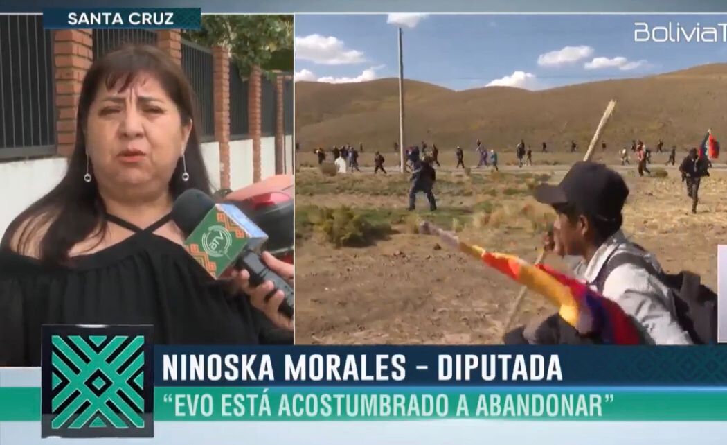 En el MAS aseguran que Morales abandona su marcha porque tiene el fin de generar enfrentamientos 