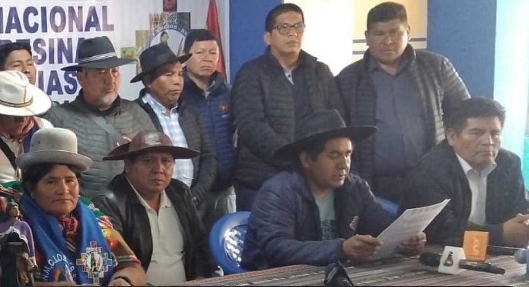 Pacto de Unidad convoca a una concentración para el domingo en El Alto en defensa de la democracia