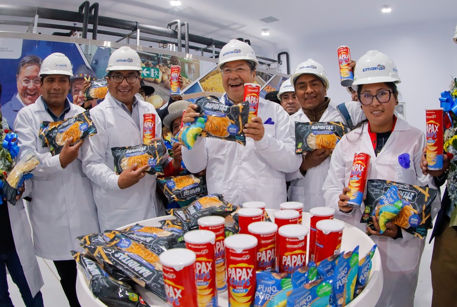 El Alto inaugura su primera Planta de Transformación de Papa, avanza hacia la industrialización 