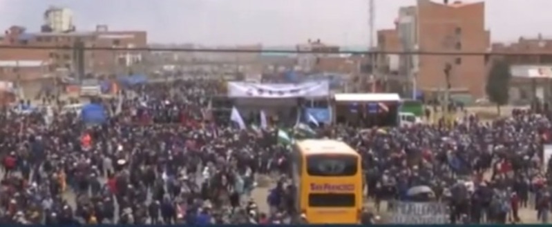 Cabildo de Ventilla decide defender al gobierno de Arce y pide la aprehensión de Morales por sedición