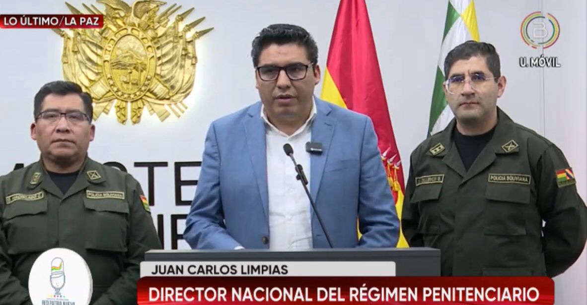 Régimen Penitenciario niega salida de presos para atacar marcha de Morales y anuncia proceso contra diputado Arispe