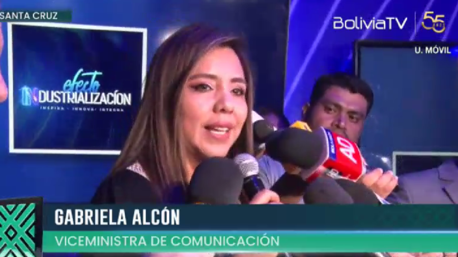 En la Expocruz presentan aplicación web para conocer la Bolivia industrializada