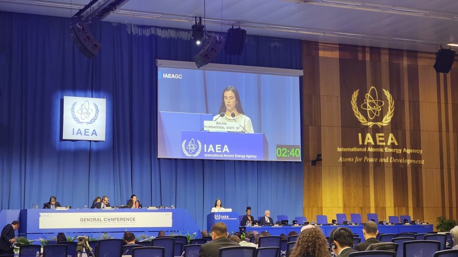 Bolivia reafirma uso pacífico de la tecnología nuclear en conferencia del Organismo de Energía Atómica