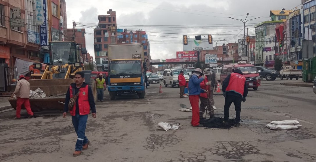 Plan de Reconstrucción y Mantenimiento Vial del GAMEA. Foto: RRSS