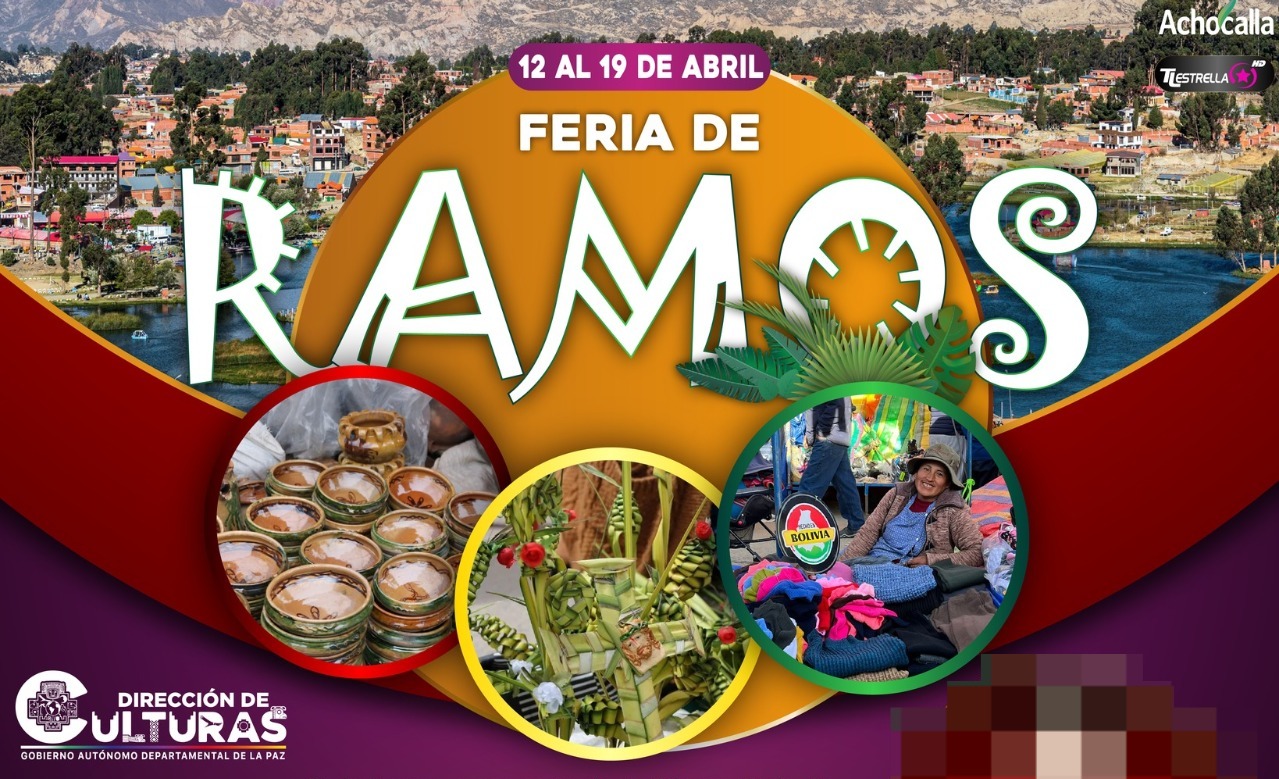 Alistan primera versión de la Feria de Ramos de Achocalla con productores de las 20 provincias de La Paz