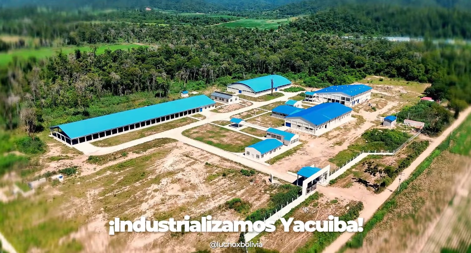 Construcción de Planta de Agroinsumos en Yacuiba alcanza al 61,4% de avance 