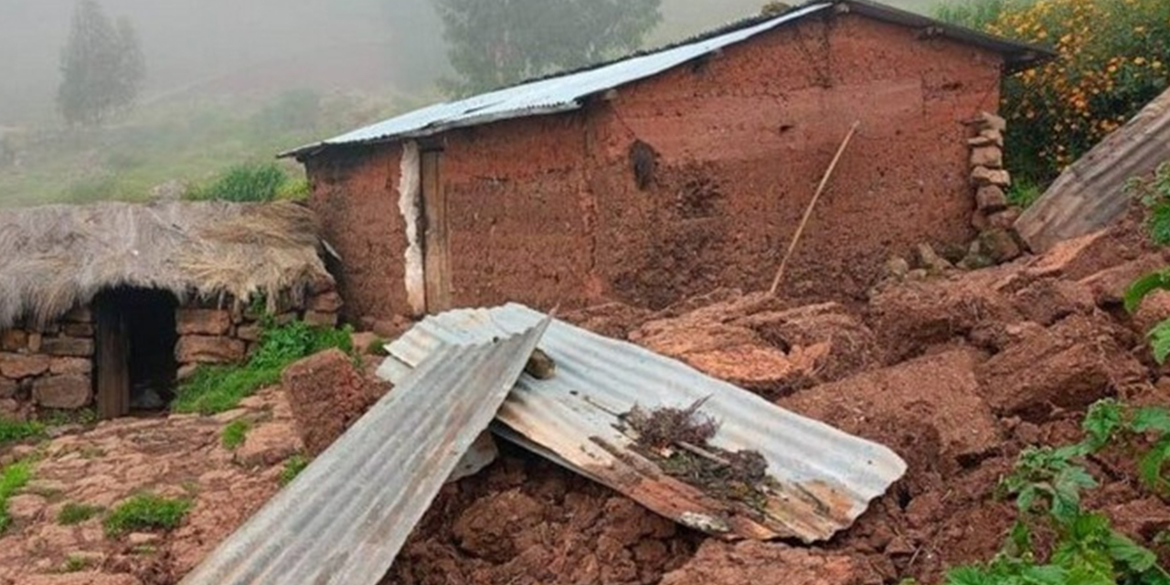 Deslizamiento en Morochata deja 137 hectáreas perdidas y municipio analiza declaratoria de desastre