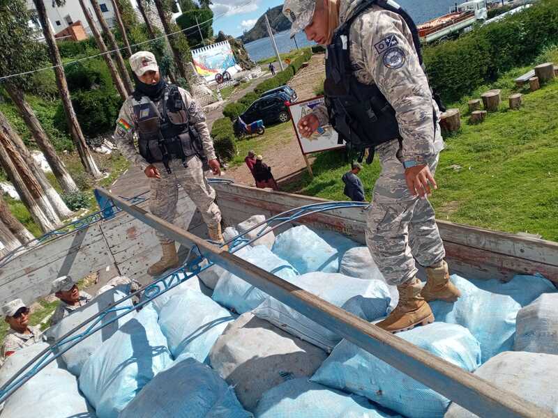 Incautan cabezas de ganado, gas licuado y bolsas de yuca con destino a Perú