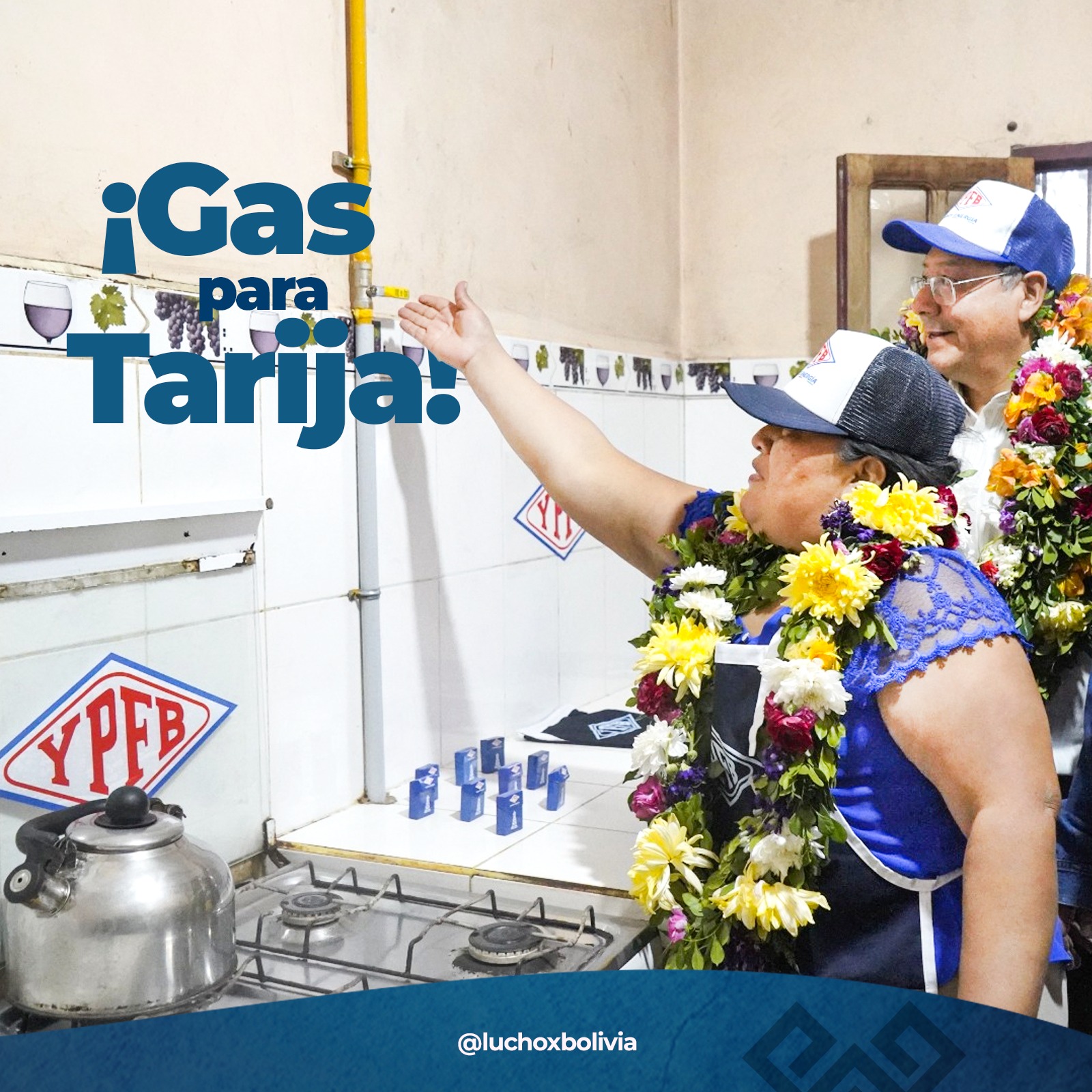 Más de 7.400 hogares del Gran Chaco tarijeño cuentan con gas domiciliario y este año se sumarán otras 2.000