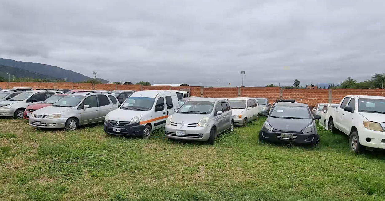 Incautan 34 vehículos indocumentados en Tarija con una afectación al contrabando de más de Bs 6,7 millones