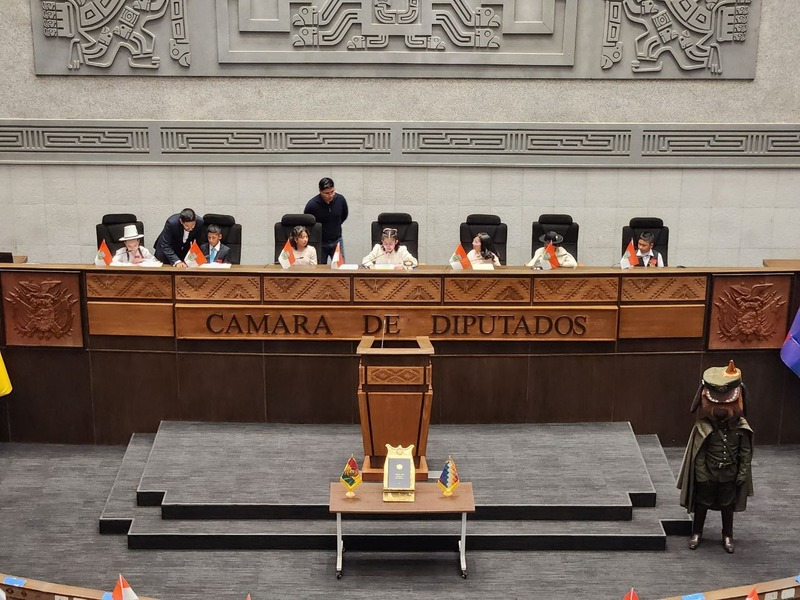 Niños toman la Cámara de Diputados en una sesión especial por sus derechos