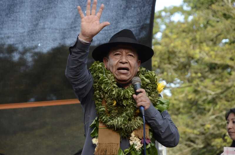 Choquehuanca: “La unidad del pueblo boliviano ya está despertando a los rebeldes con sabiduría”