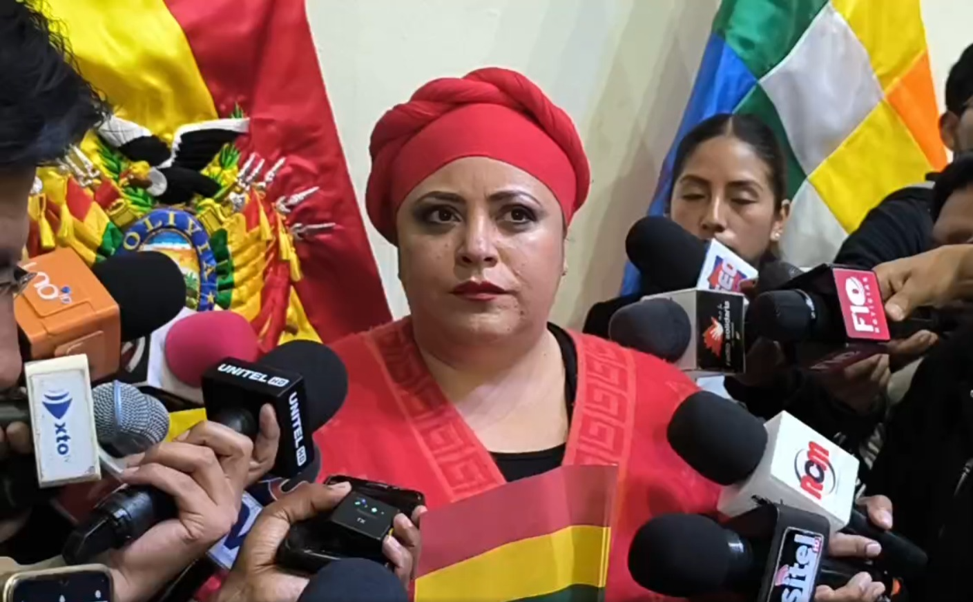 Ministra de la Presidencia, María Nela Prada. Captura: RPO´s