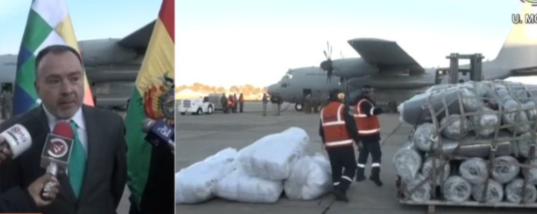 Chile entrega ayuda humanitaria para afectados por inundaciones en Bolivia