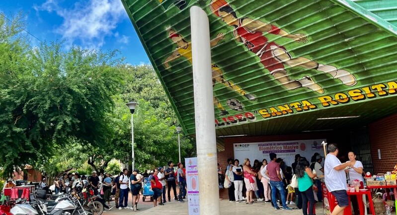 En Santa Cruz son registrados 8.097 nuevos votantes en dos días de empadronamiento electoral