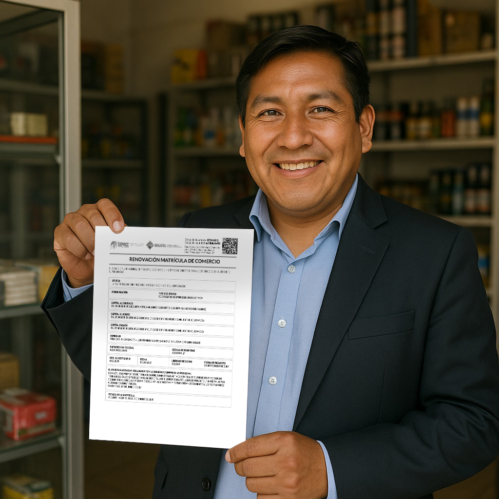 Recuerdan que la renovación de la Matrícula de Comercio es esencial para mantener la formalidad y acceder a beneficios