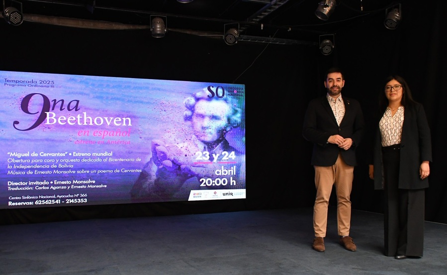Sinfónica presenta la obertura Miguel de Cervantes y de la Novena Sinfonía de Beethoven en español