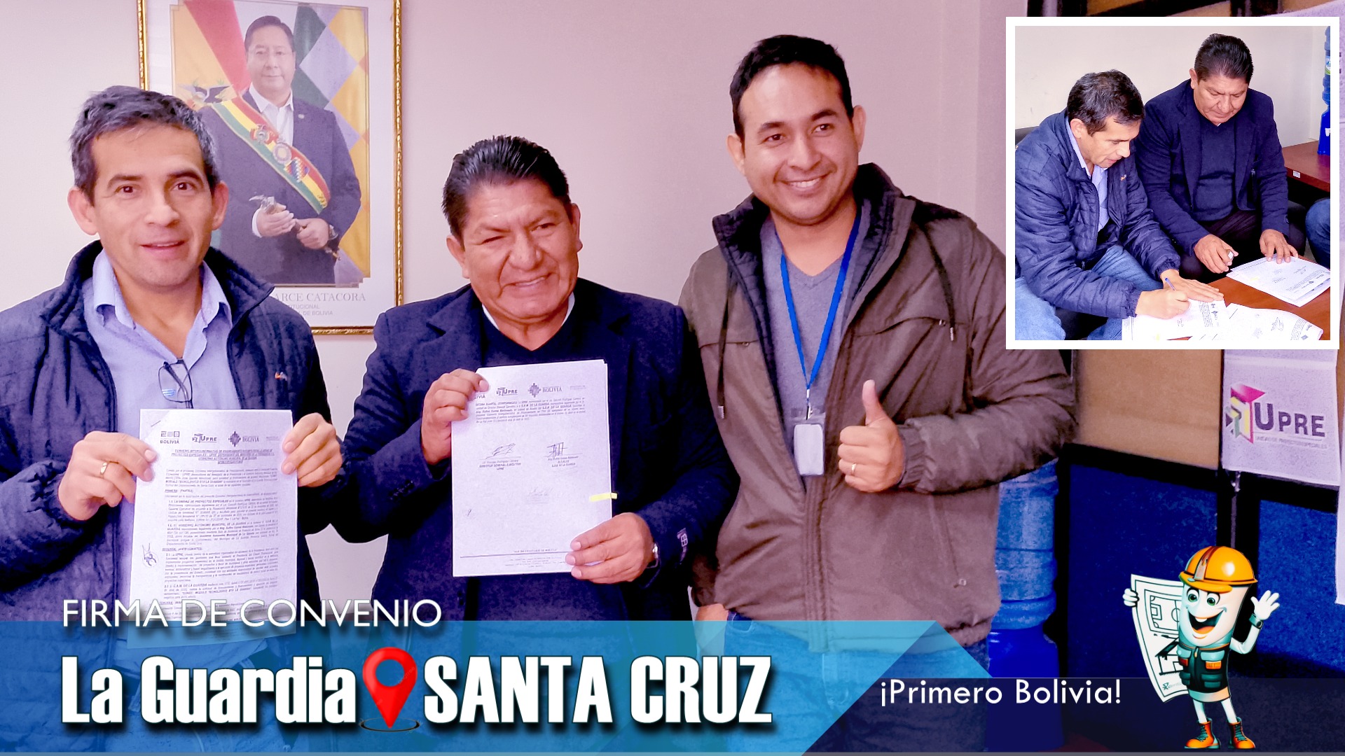 Gobierno nacional y La Guardia unen esfuerzos para materializar el Módulo Tecnológico de Bachillerato Técnico Humanístico. Foto: UPRE