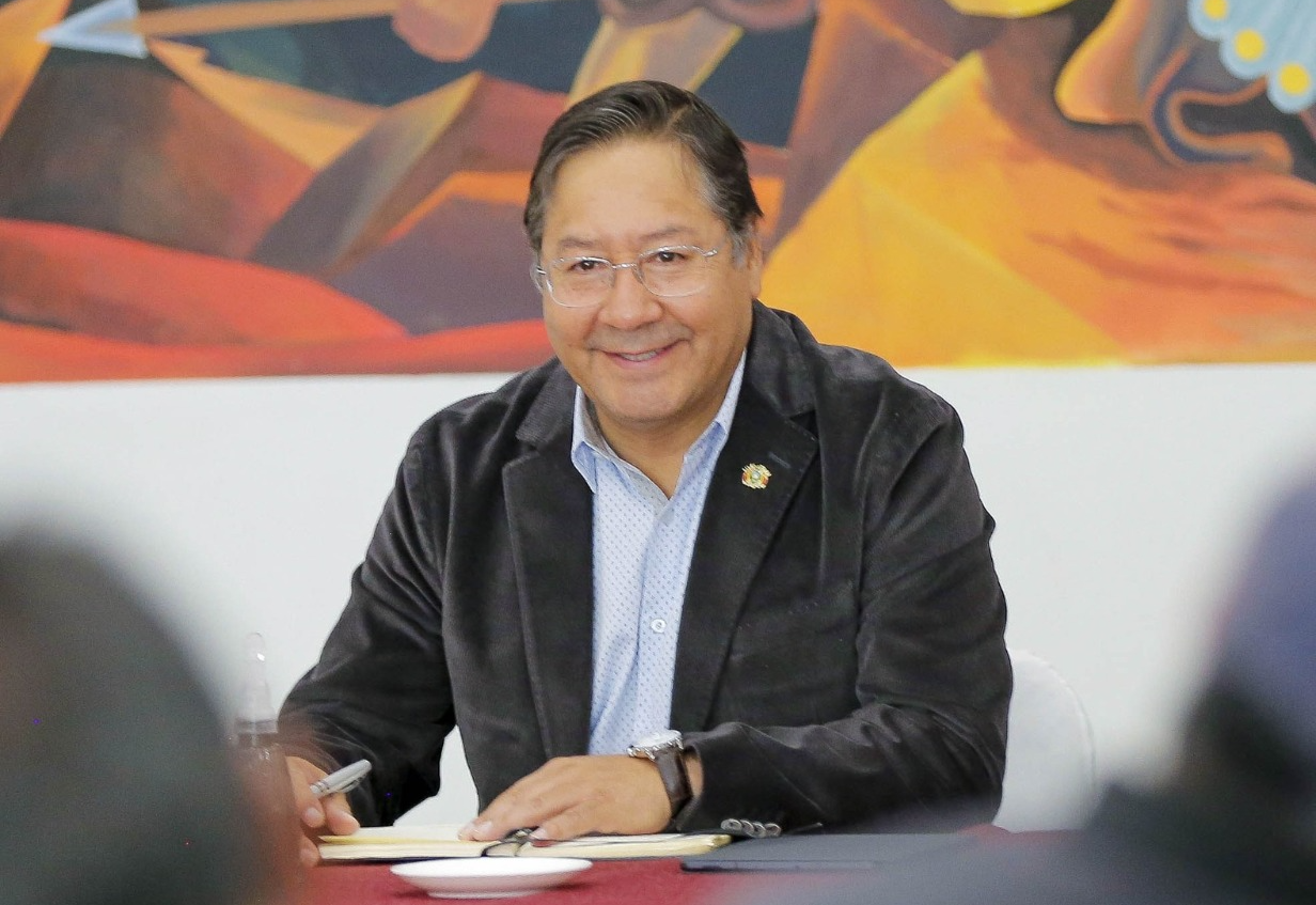 Presidente del Estado de Bolivia, Luis Arce. Foto: RRSS
