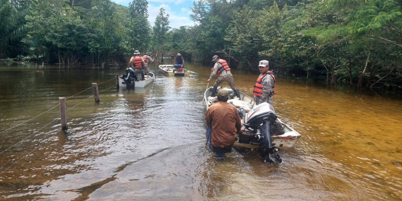 Trinidad continúa en desastre con 13 comunidades afectadas por inundaciones