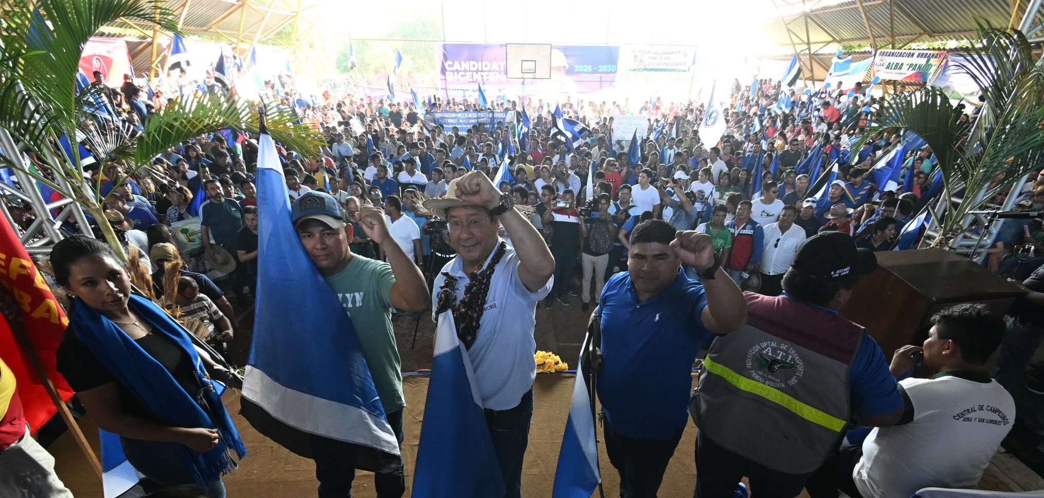 En Pando proclaman candidato único del MAS al presidente Arce para las elecciones de agosto