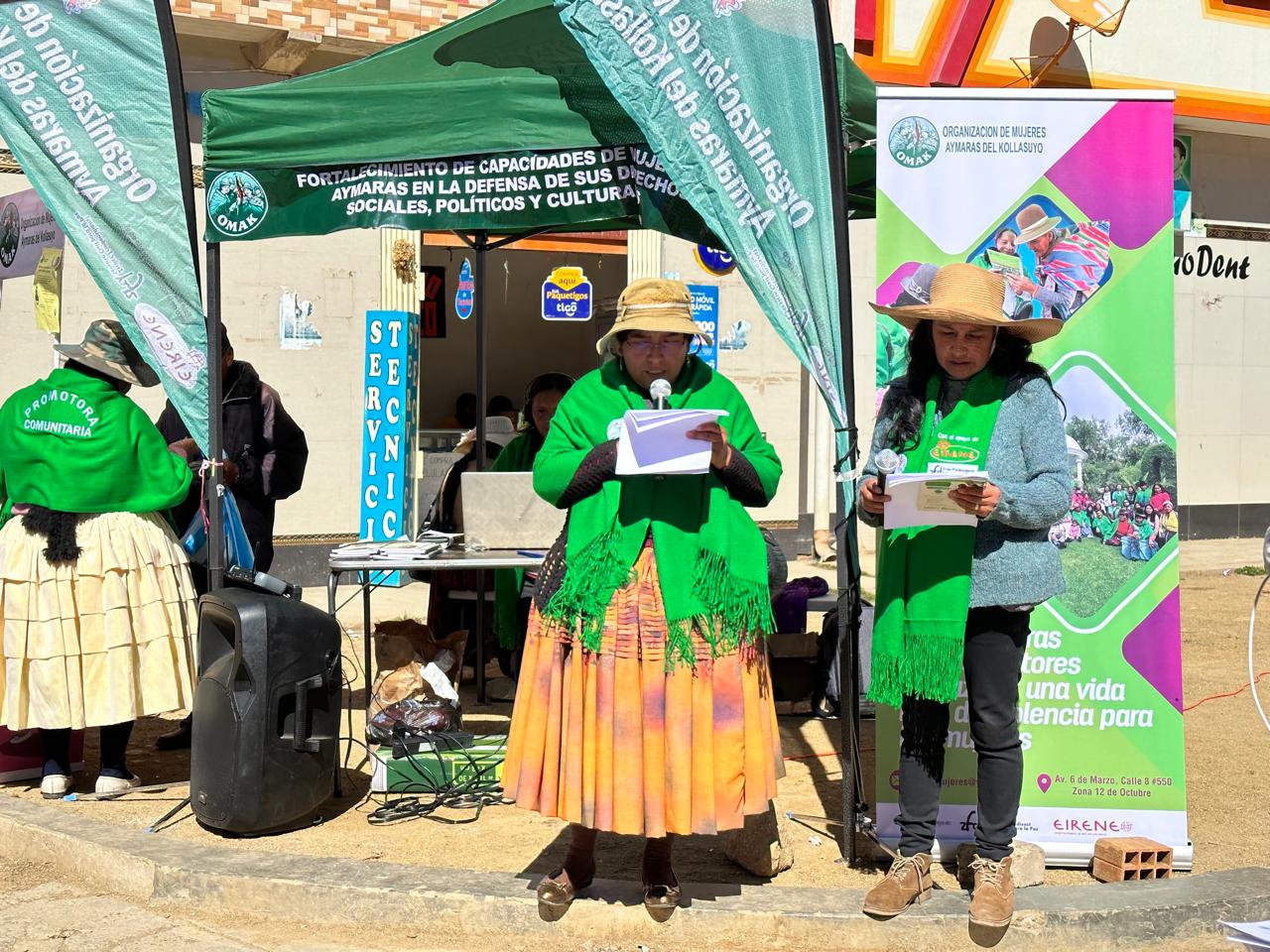 Presentación de la sistematización “Comunicación popular para la prevención de violencia contra las mujeres”. Foto: OMAK
