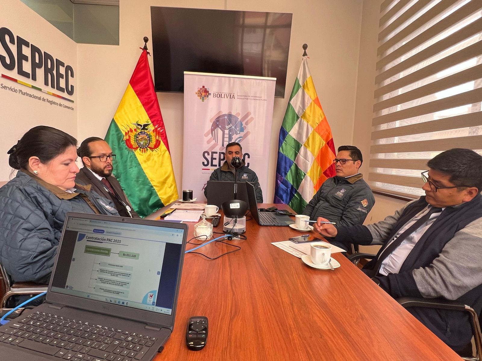 Seprec prevé recaudar este año Bs 68 millones y contar con una base empresarial que supere las 407.387 unidades económicas