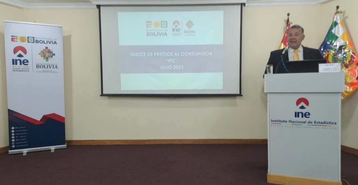 Bolivia registra inflación de 1,20% en julio, la más baja de los últimos 3 meses