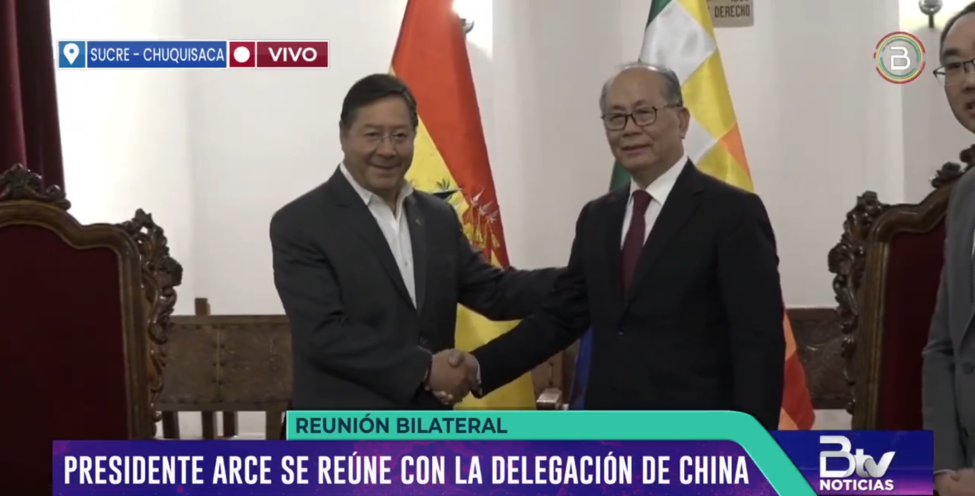 Bolivia y China hablan del impulsar el corredor bioceánico y ampliar el comercio bilateral
