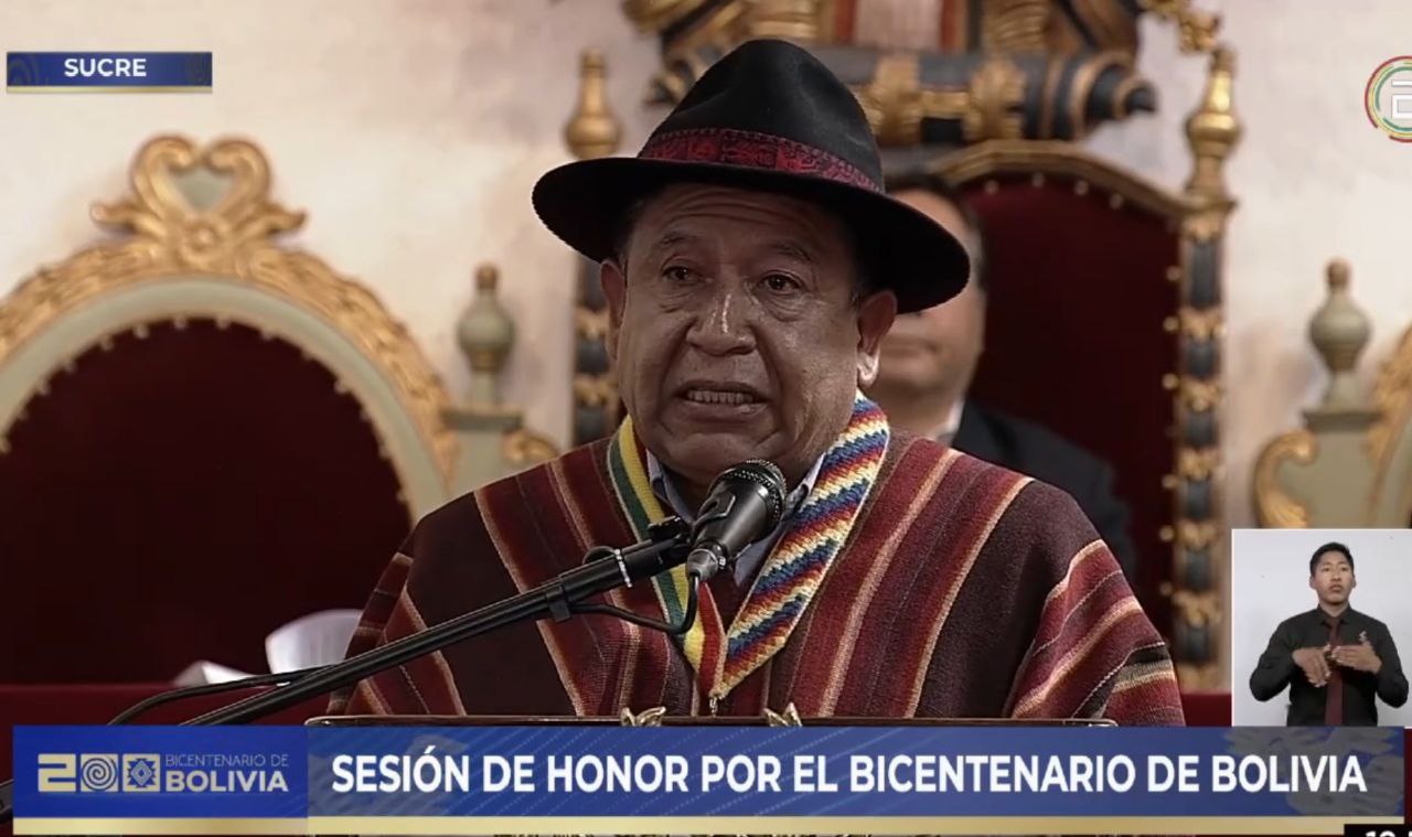 Choquehuanca cuestiona cimientos coloniales y llama a una nueva fase del proceso de cambio