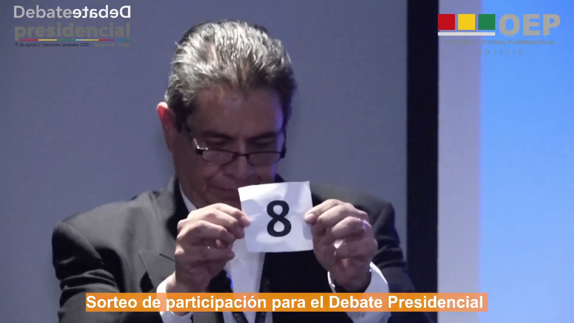 Confirman el segundo Debate Presidencial para el próximo martes 12 en La Paz 