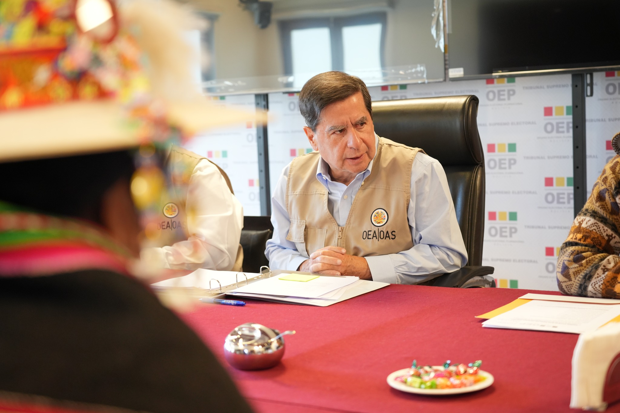 Jefe de la misión de la OEA espera una elección que dé tranquilidad a los bolivianos