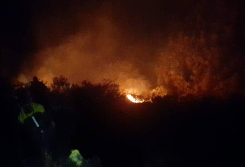 Incendios en tres municipios de Chuquisaca afectan 200 hectáreas de pastizales y arbustos 