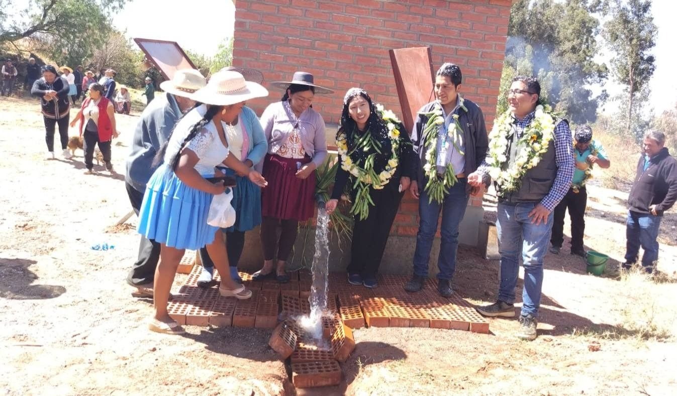 Sipe Sipe fortalecerá su producción agrícola y ganadera con sistemas de agua subterránea 