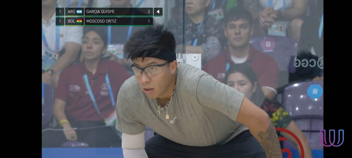 Arce felicita a Conrrado Moscoso por ganar medalla de oro en los Juegos Mundiales de Ráquetbol