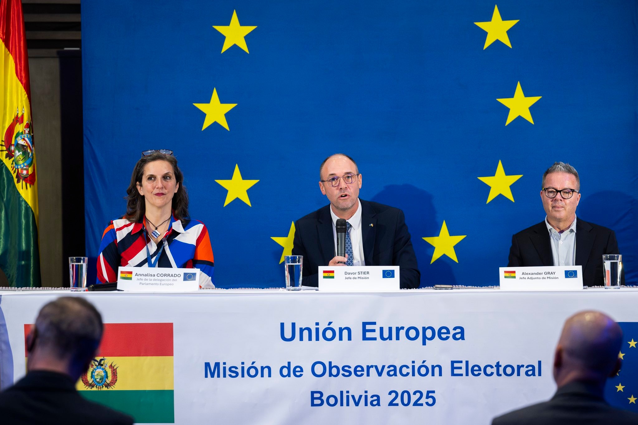 Informe preliminar de la Unión Europea destaca que el balotaje en Bolivia fue transparente y bien organizado