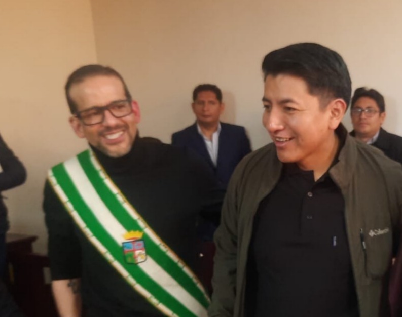 Implementan estrictas medidas de seguridad en el TDJ de La Paz para audiencia de Camacho y Pumari